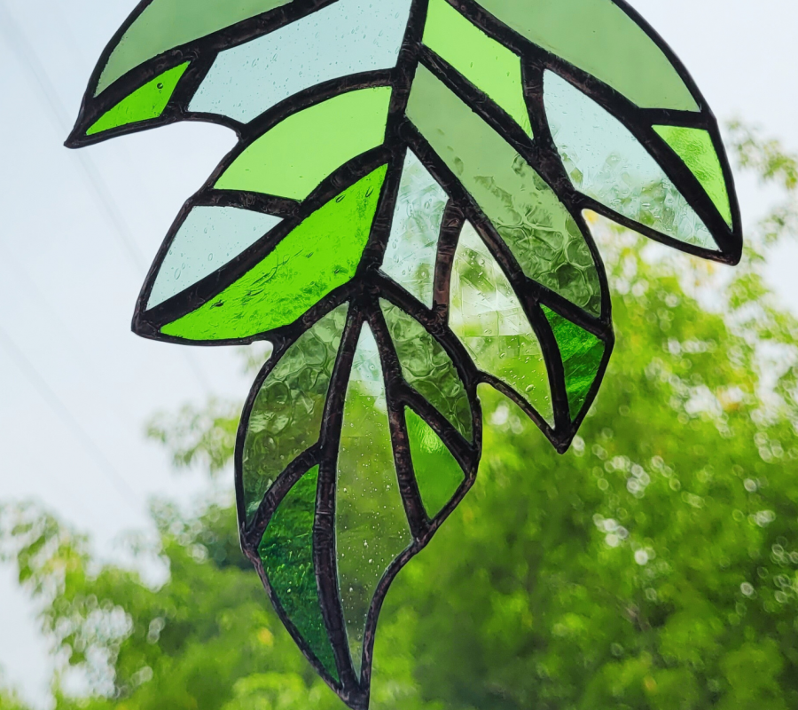 Witraż Martilia Liść